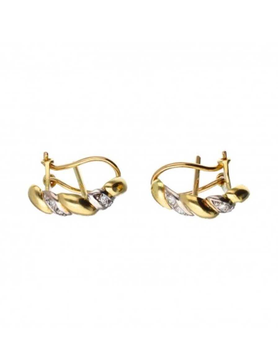 Pendientes Goya Compro Oro | 18 Quilates Oro, Oro Amarillo, Oro Blanco - Pendientes - 0.01 Ct Diamante