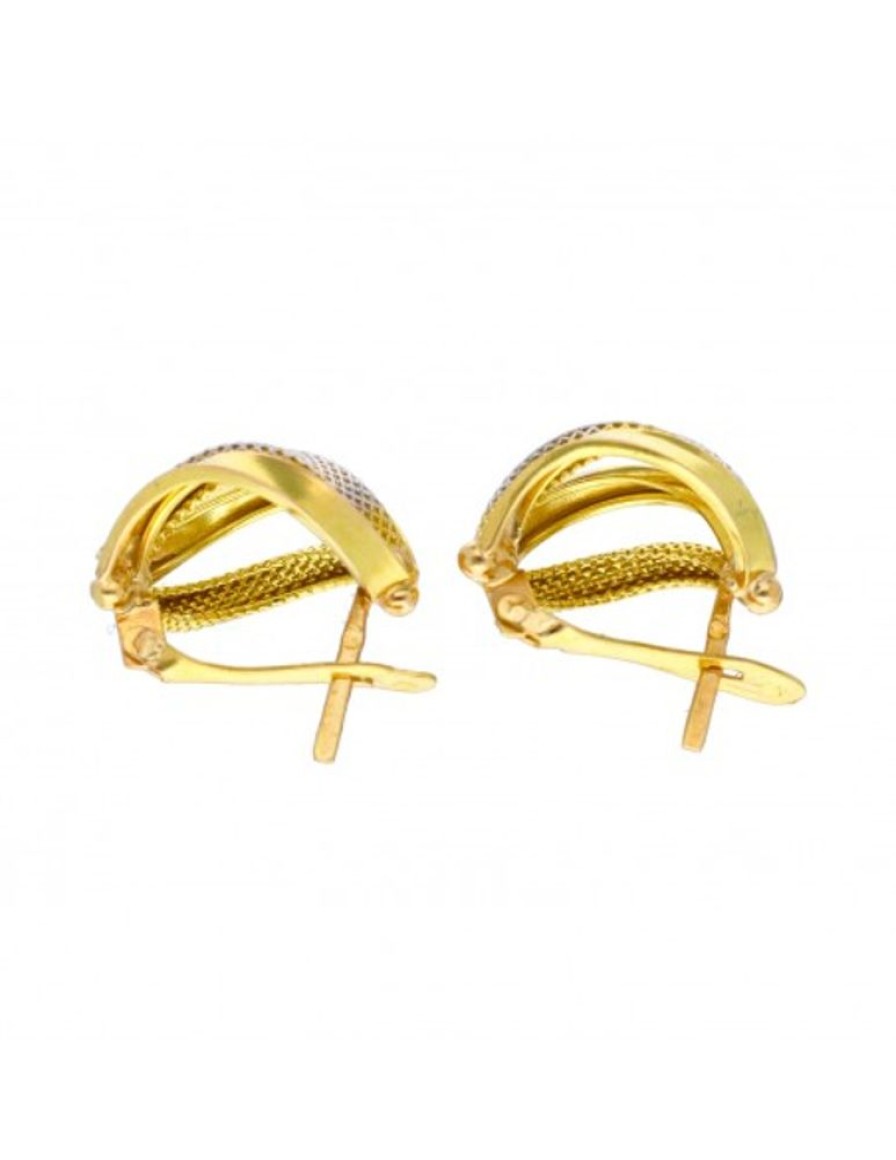 Pendientes Goya Compro Oro | Pendientes De Oro Amarillo Yblanco 18 Kl