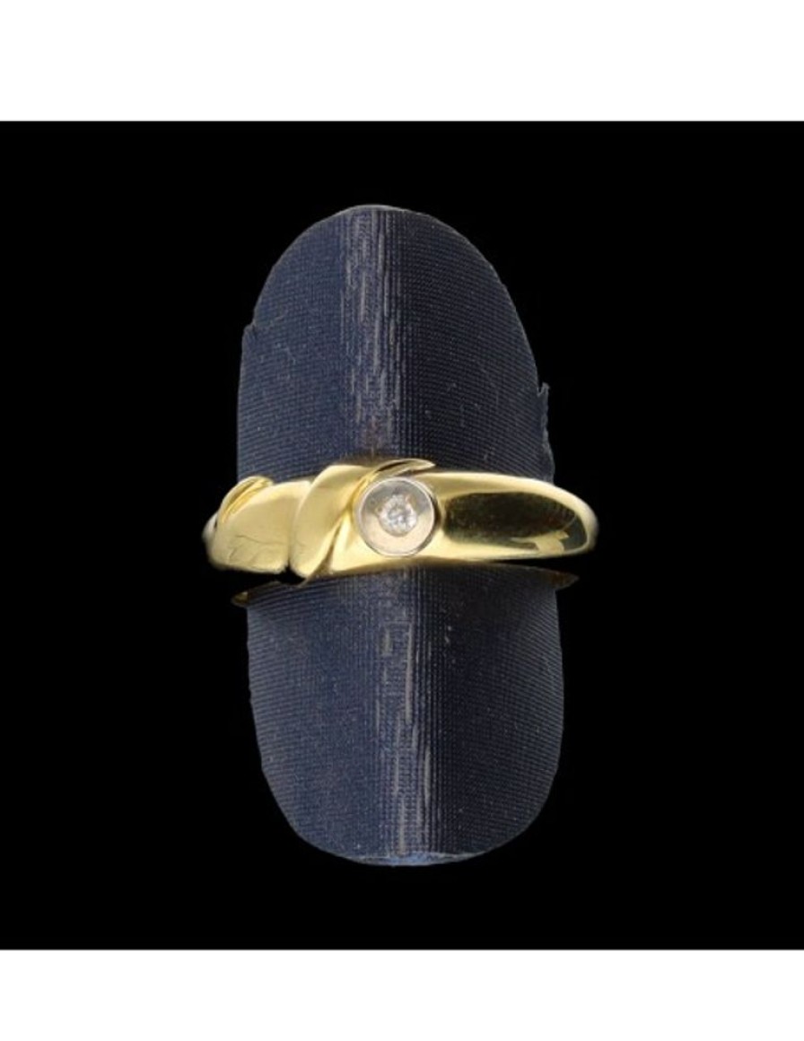 Anillos Goya Compro Oro | Anillo De Oro 18 Kl Con Diamante