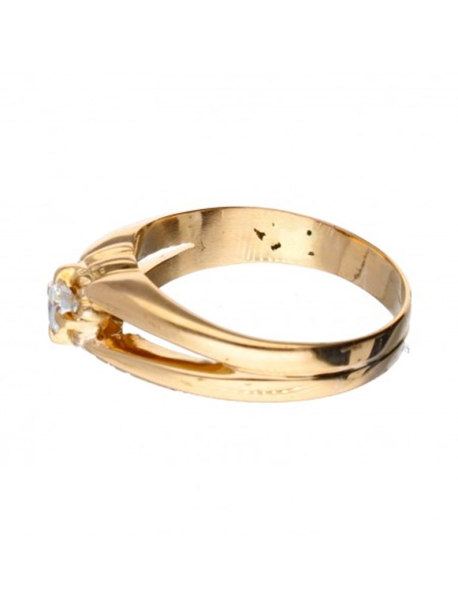 Anillos Goya Compro Oro | Anillo De Oro 18 Kl Con Diamante