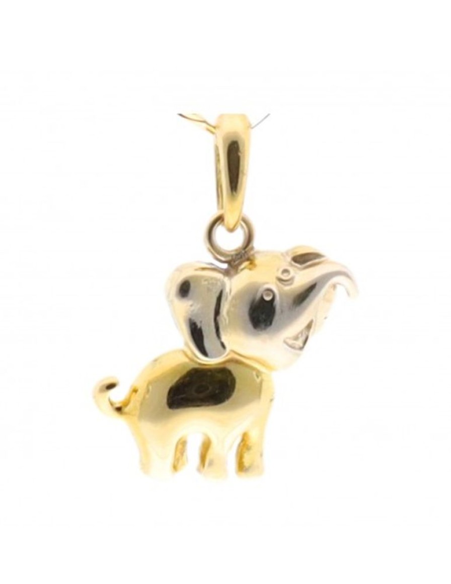 Colgantes Goya Compro Oro | Colgante Elefante Oro Amarillo 18Kl