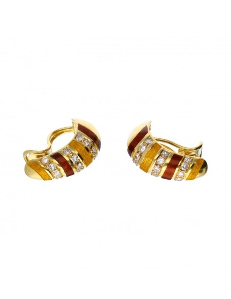 Pendientes Goya Compro Oro | 18 Quilates Oro, Oro Amarillo - Pendientes - 0.01 Ct Diamante