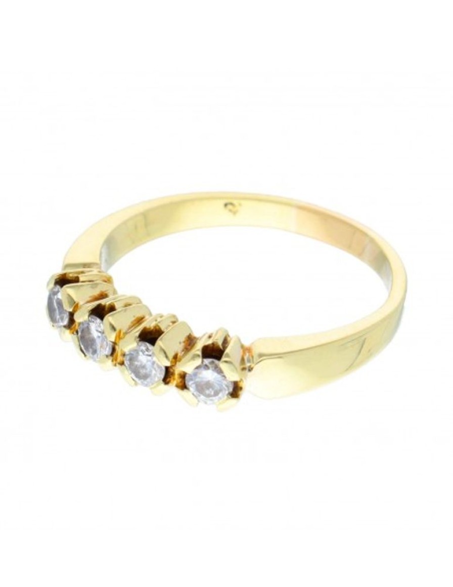 Anillos Goya Compro Oro | Anillo De Oro 18 Kl Para Mujer Con Diamantes