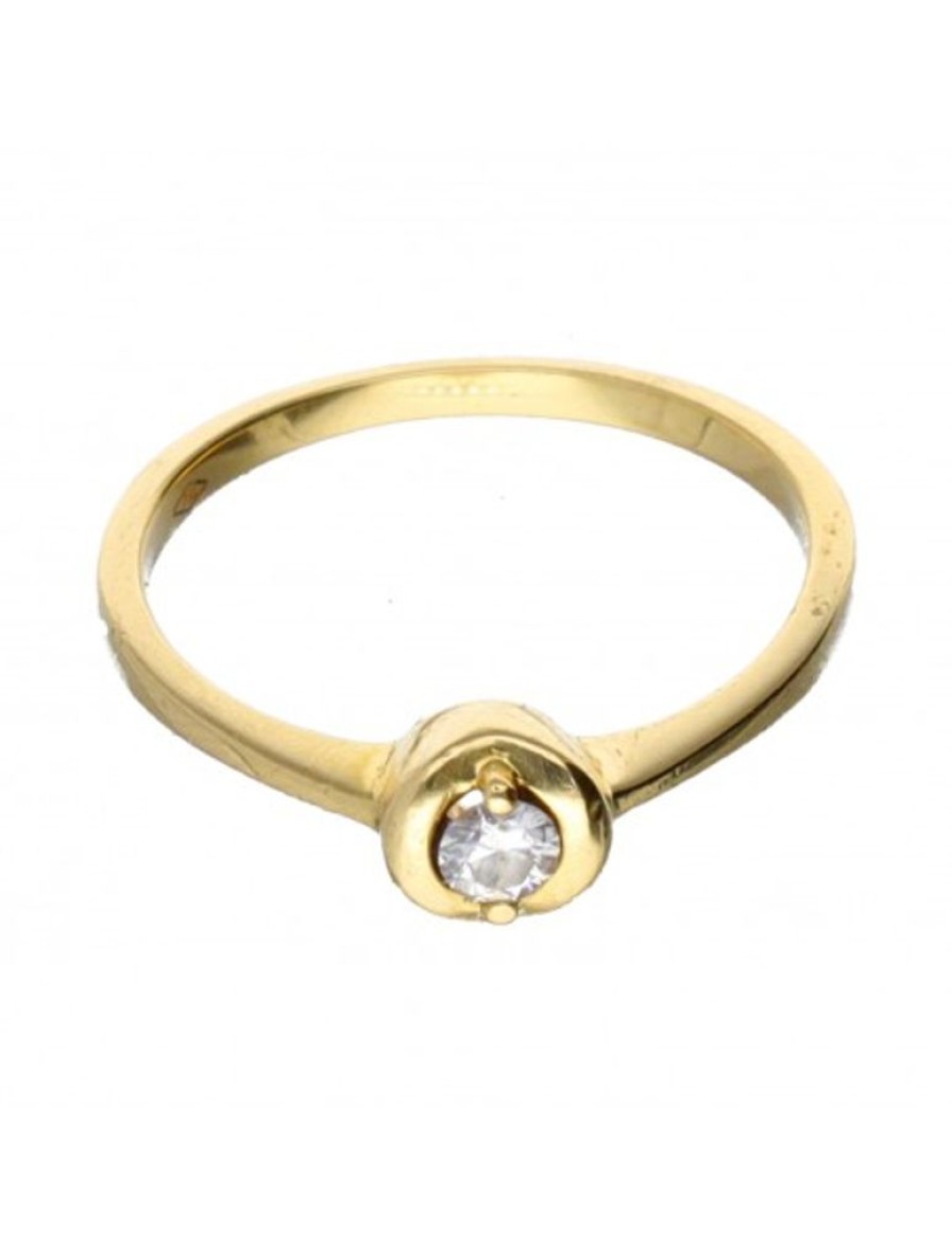 Anillos Goya Compro Oro | Anillo De Oro 18 Kl Con Diamante