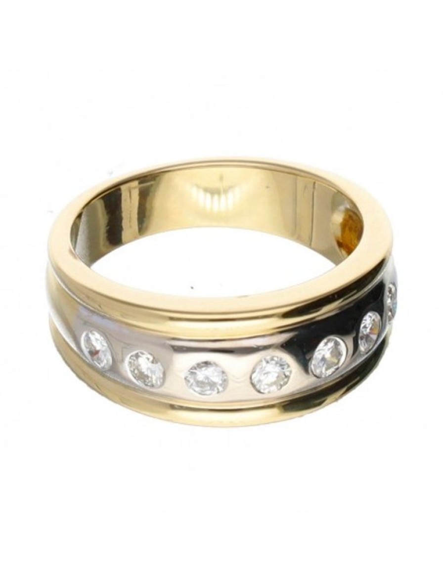 Anillos Goya Compro Oro | 18 Quilates Oro, Oro Amarillo, Oro Blanco - Anillo - 0.05 Ct Diamantes