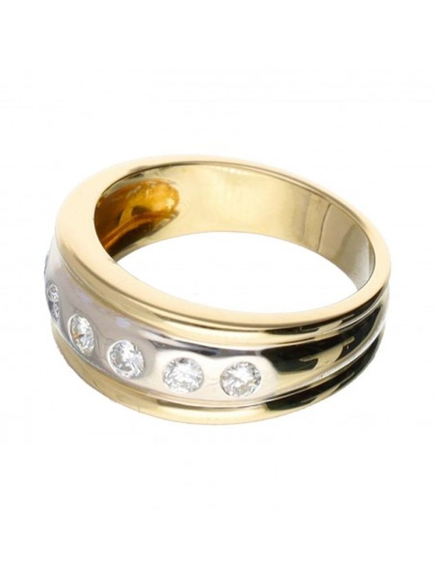 Anillos Goya Compro Oro | 18 Quilates Oro, Oro Amarillo, Oro Blanco - Anillo - 0.05 Ct Diamantes