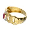 Anillos Goya Compro Oro | Anillo De Oro 18 Kl Con Zirconita Y Rubi