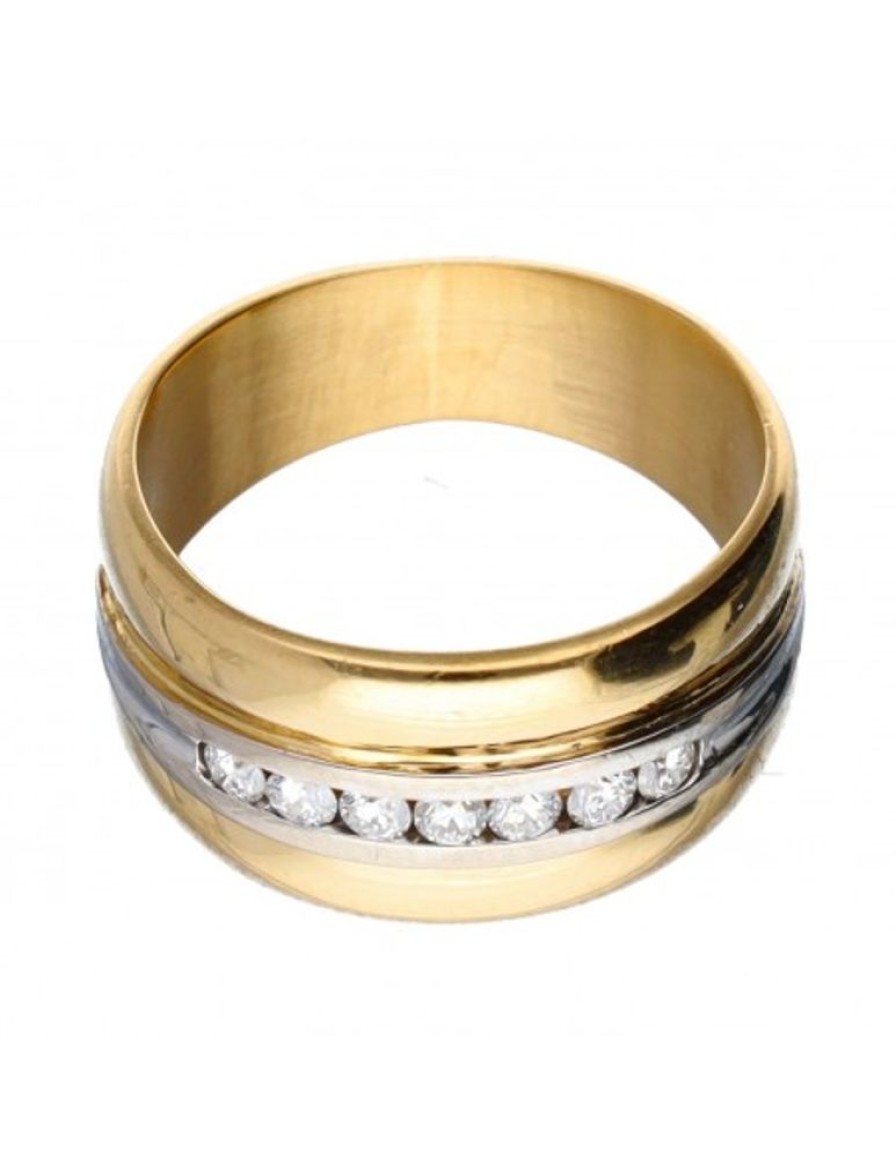 Anillos Goya Compro Oro | 18 Quilates Oro, Oro Amarillo - Anillo - 0.05 Ct Diamantes