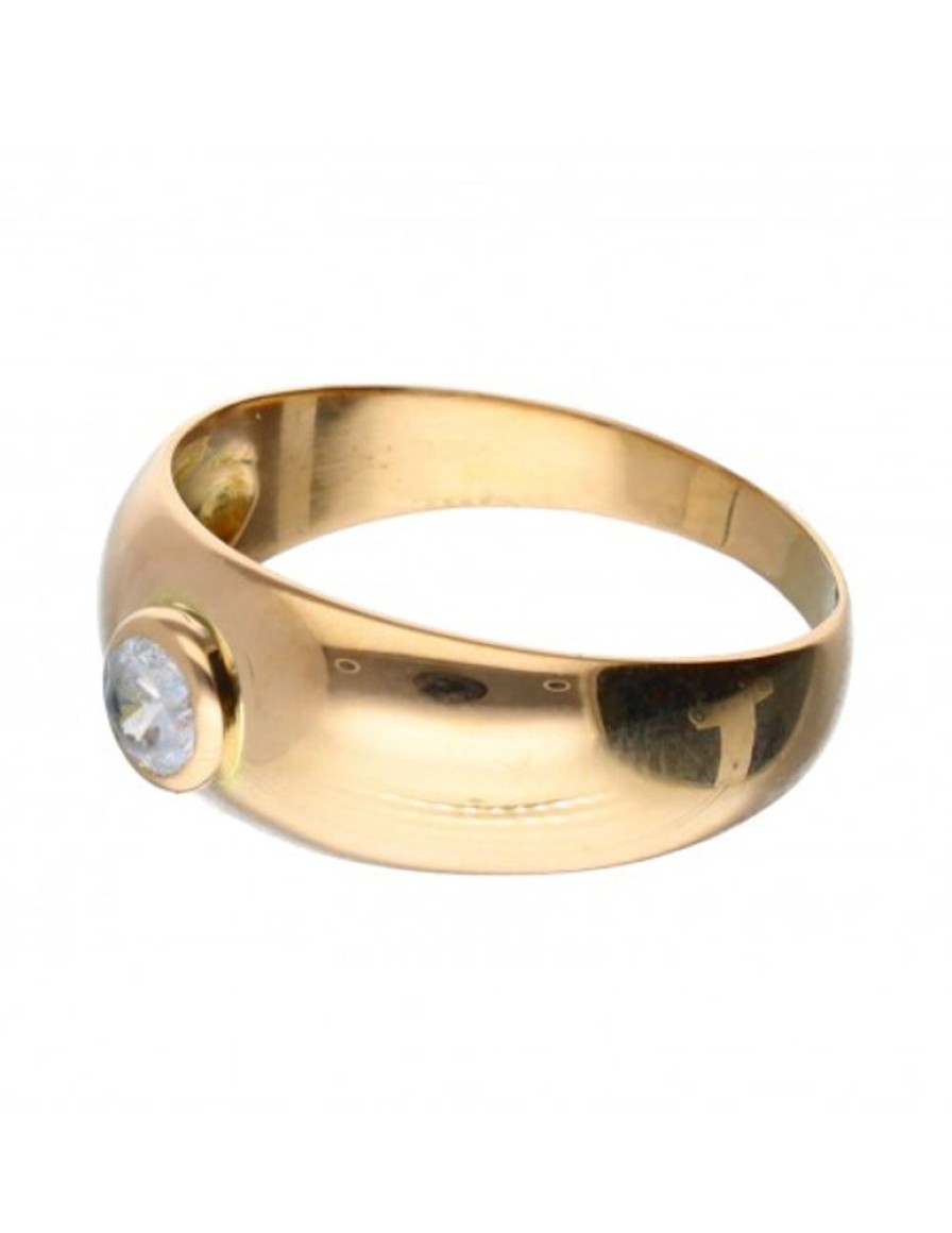 Anillos Goya Compro Oro | Anillo De Oro 18 Kl Zirconita