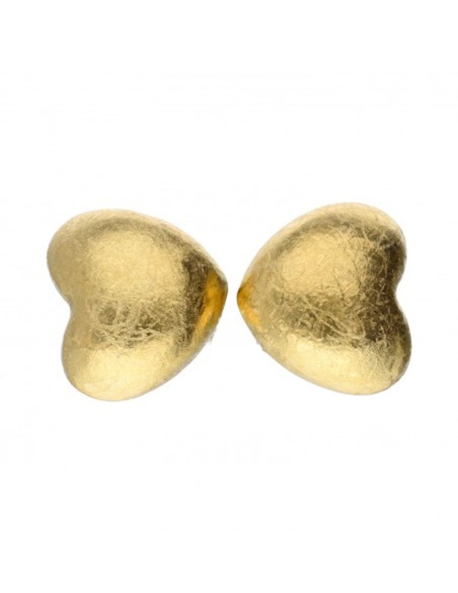 Pendientes Goya Compro Oro | Pendientes De Oro 18 Kl Forma Corazon