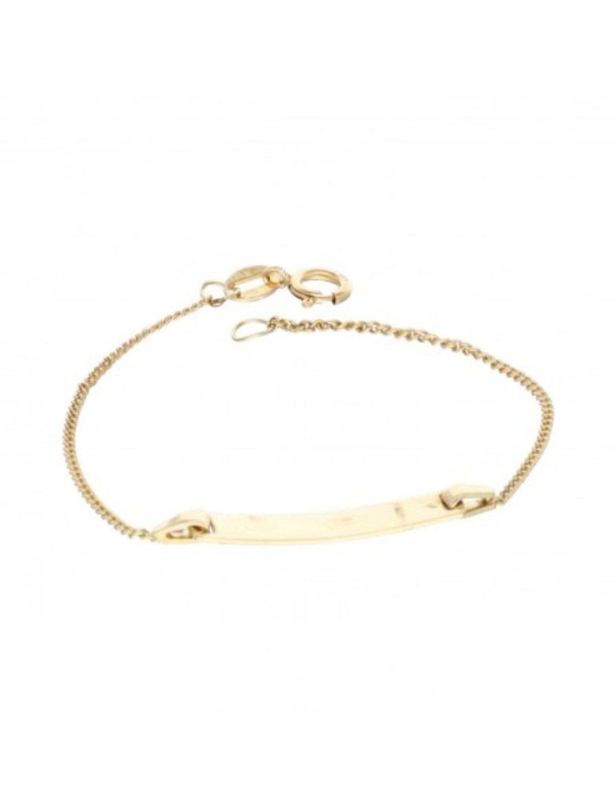 Pulseras Goya Compro Oro | Esclava De Bebe Oro Amarillo 18Kl