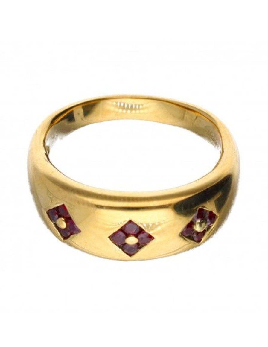 Anillos Goya Compro Oro | 18 Quilates Oro, Oro Amarillo - Anillo - 0.01 Ct Rubi