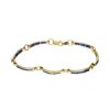 Pulseras Goya Compro Oro | 18 Quilates Oro, Oro Amarillo - Pulsera Tobillera - Zafiro