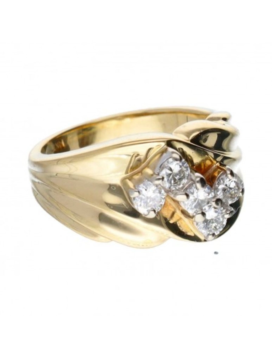 Anillos Goya Compro Oro | 18 Quilates Oro, Oro Amarillo - Anillo - 0.11 Ct Diamante