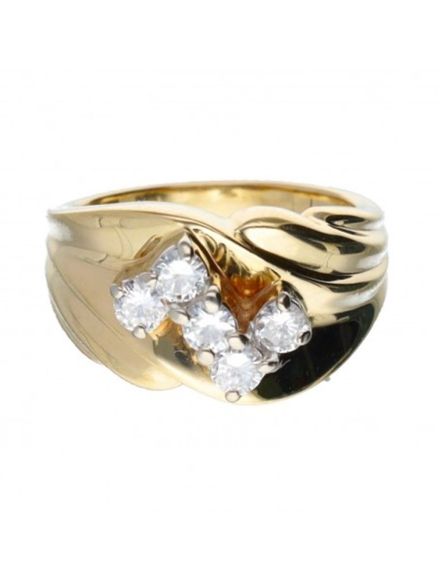 Anillos Goya Compro Oro | 18 Quilates Oro, Oro Amarillo - Anillo - 0.11 Ct Diamante