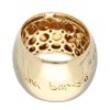 Anillos Goya Compro Oro | Anillo Ancho Con Cinco Brillantes Horizontal Oro Amarillo 18Kl