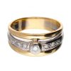 Anillos Goya Compro Oro | 18 Quilates Oro, Oro Amarillo, Oro Blanco - Anillo - 0.03 Ct Diamante - Diamantes