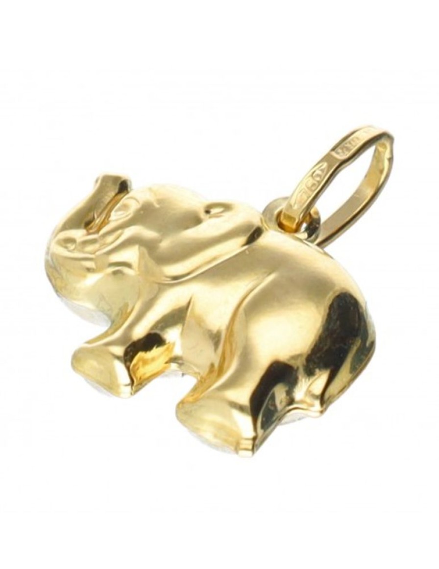 Colgantes Goya Compro Oro | Colgante Elefante Oro Amarillo 18Kl