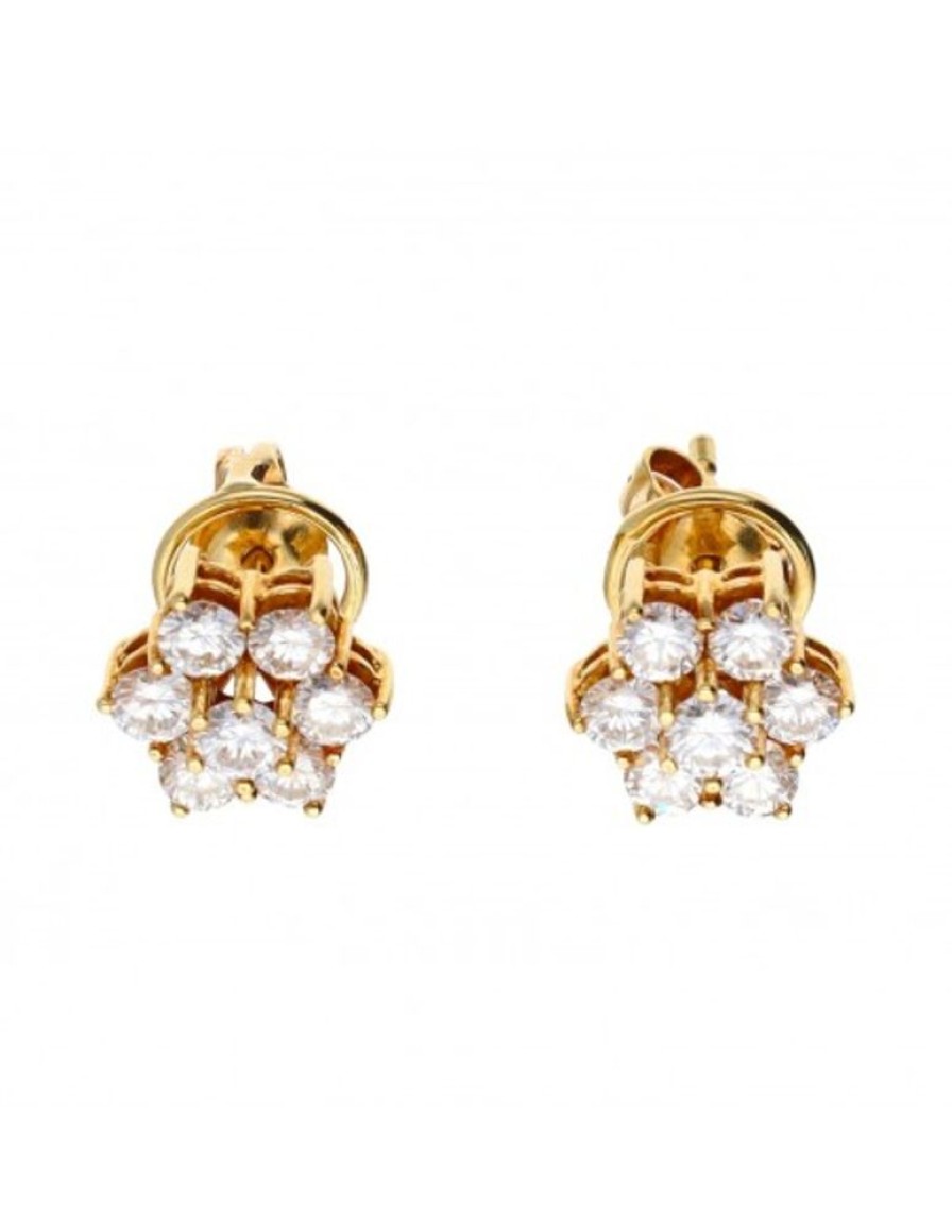 Pendientes Goya Compro Oro | 18 Quilates Oro, Oro Amarillo - Pendiente - 0.19 Ct Diamante