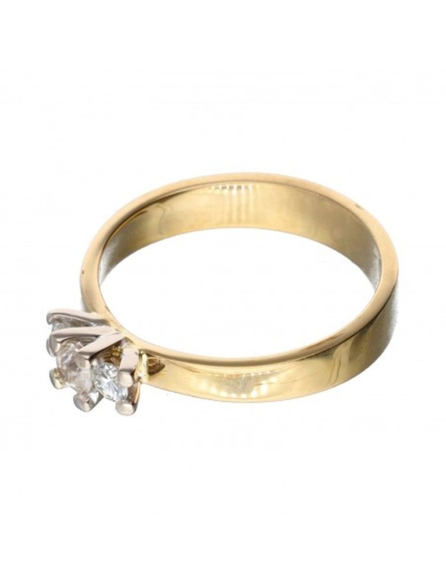 Anillos Goya Compro Oro | 18 Quilates Oro, Oro Amarillo, Oro Blanco - Anillo - 0.10 Ct Diamante - Diamantes