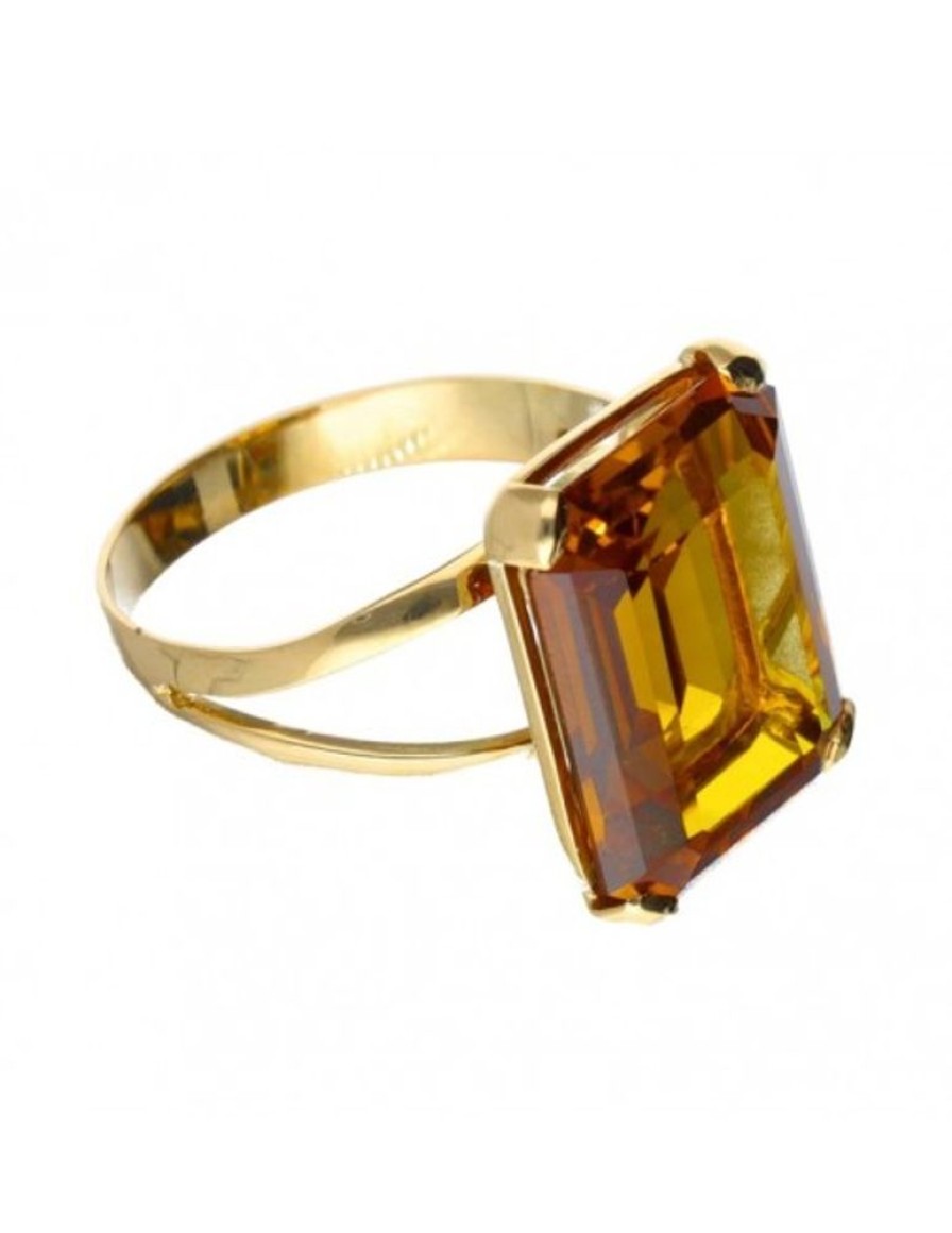 Anillos Goya Compro Oro | 18 Quilates Oro, Oro Amarillo - Anillo - 21.36 Ct Turmalina