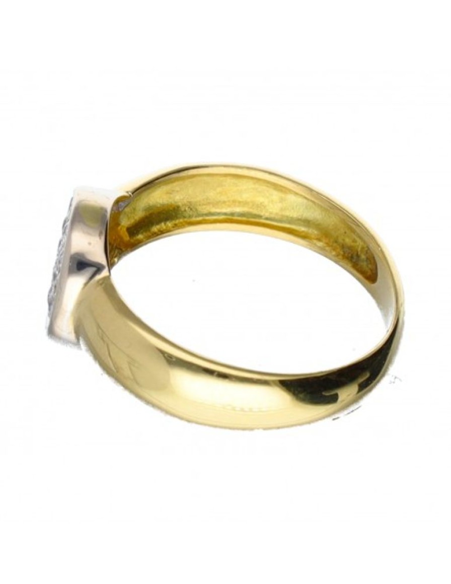 Anillos Goya Compro Oro | Anillo De Oro 18 Kl Con Zirconitas