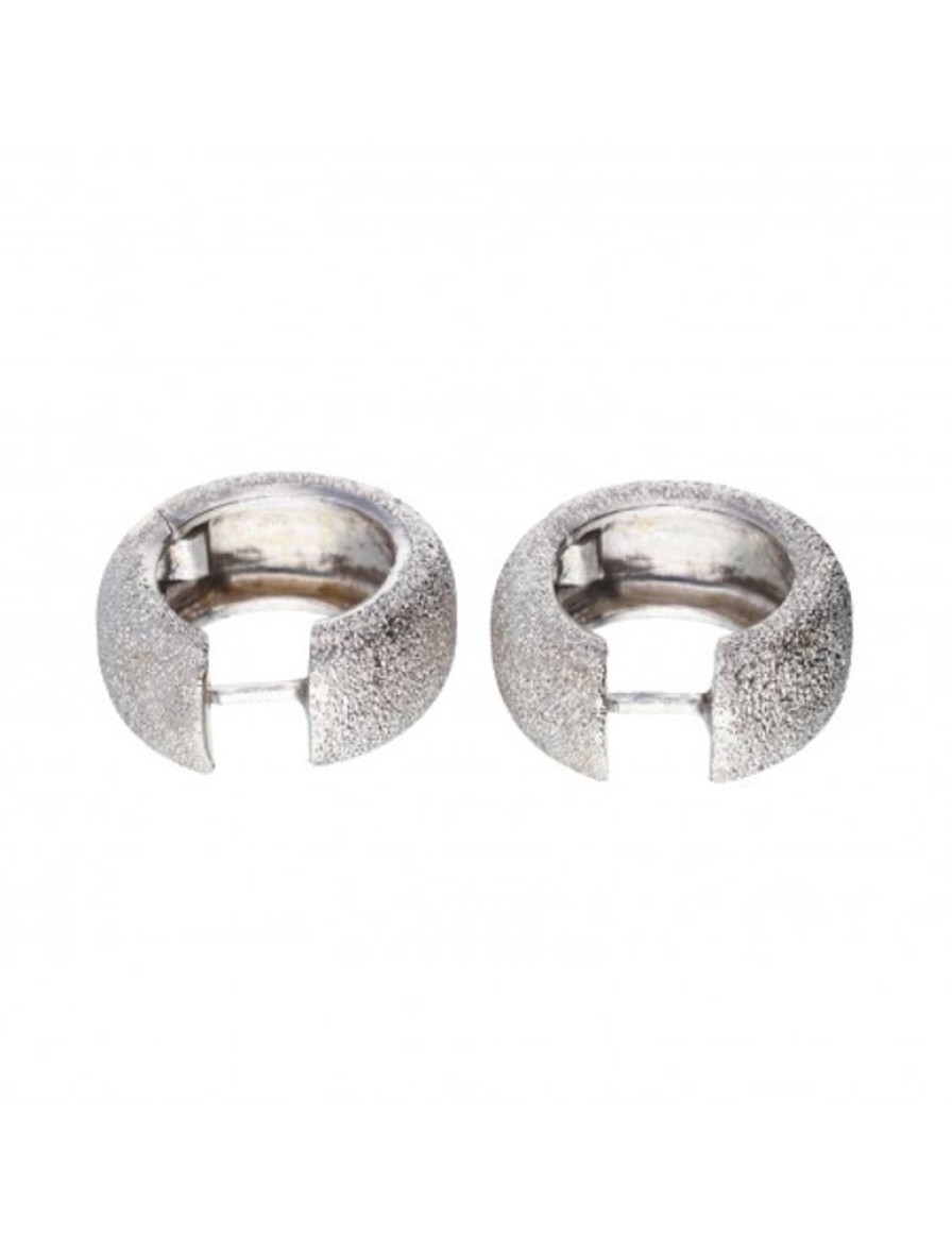 Pendientes Goya Compro Oro | Pendientes De Oro Blanco 18 Kl Con Zirconitas