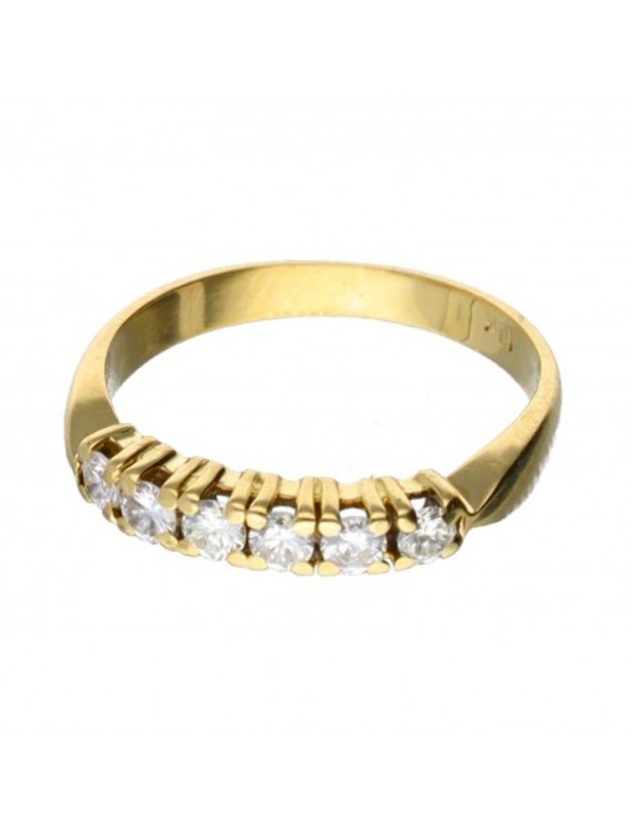 Anillos Goya Compro Oro | 18 Quilates Oro, Oro Amarillo - Anillo - 0.03 Ct Diamante