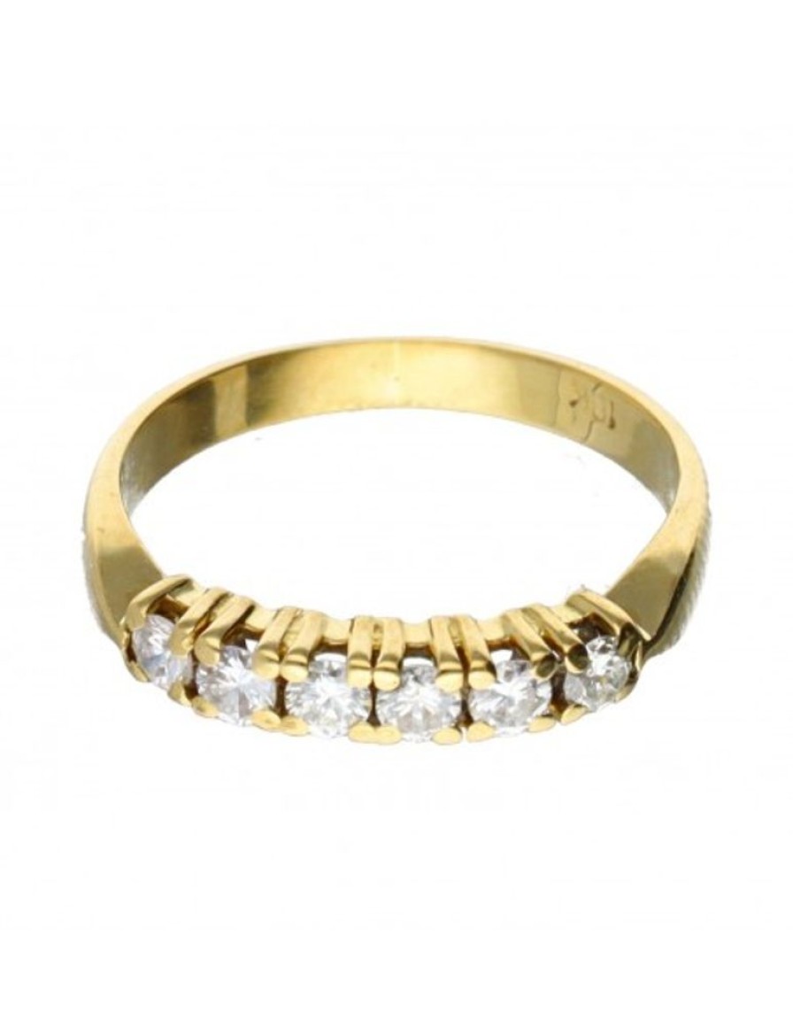 Anillos Goya Compro Oro | 18 Quilates Oro, Oro Amarillo - Anillo - 0.03 Ct Diamante