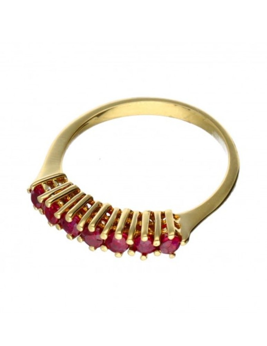 Anillos Goya Compro Oro | 18 Quilates Oro, Oro Amarillo - Anillo - 0.05 Ct Rubies