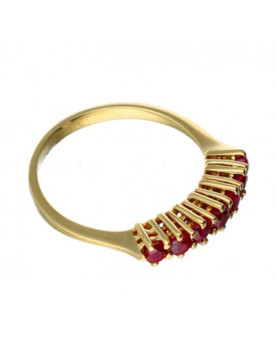 Anillos Goya Compro Oro | 18 Quilates Oro, Oro Amarillo - Anillo - 0.05 Ct Rubies