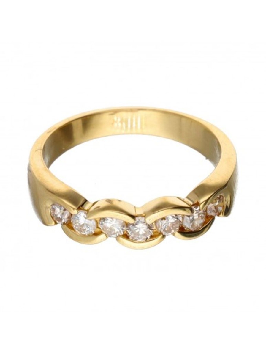 Anillos Goya Compro Oro | 18 Quilates Oro, Oro Amarillo - Anillo - 0.03 Ct Diamantes