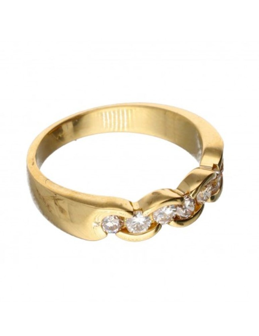 Anillos Goya Compro Oro | 18 Quilates Oro, Oro Amarillo - Anillo - 0.03 Ct Diamantes