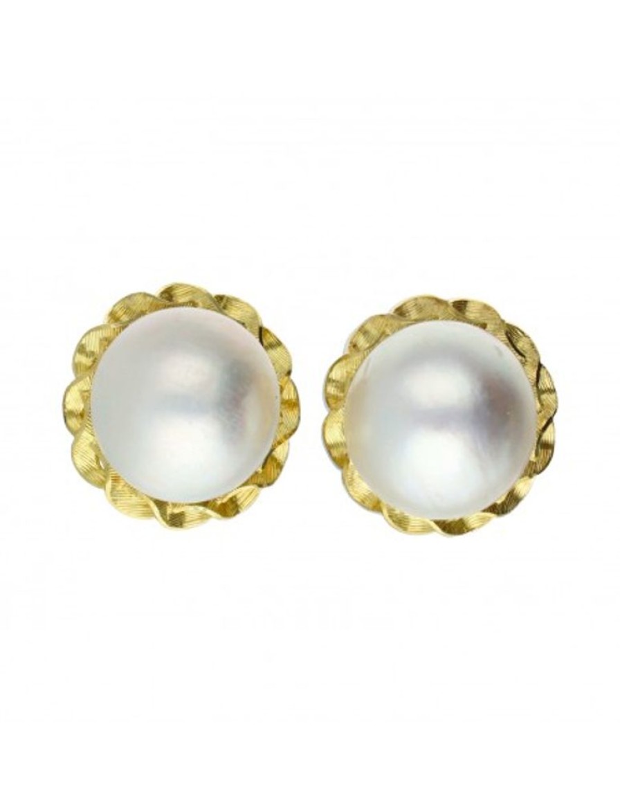 Pendientes Goya Compro Oro | Pendientes De Oro 18 Kl Perlas