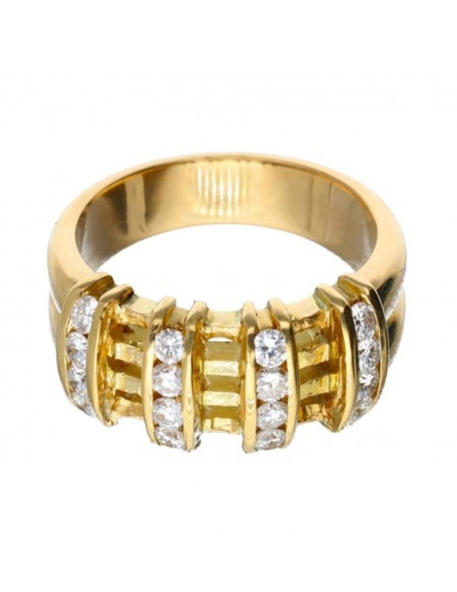 Anillos Goya Compro Oro | 18 Quilates Oro, Oro Amarillo - Anillo - 0.02 Ct Diamante