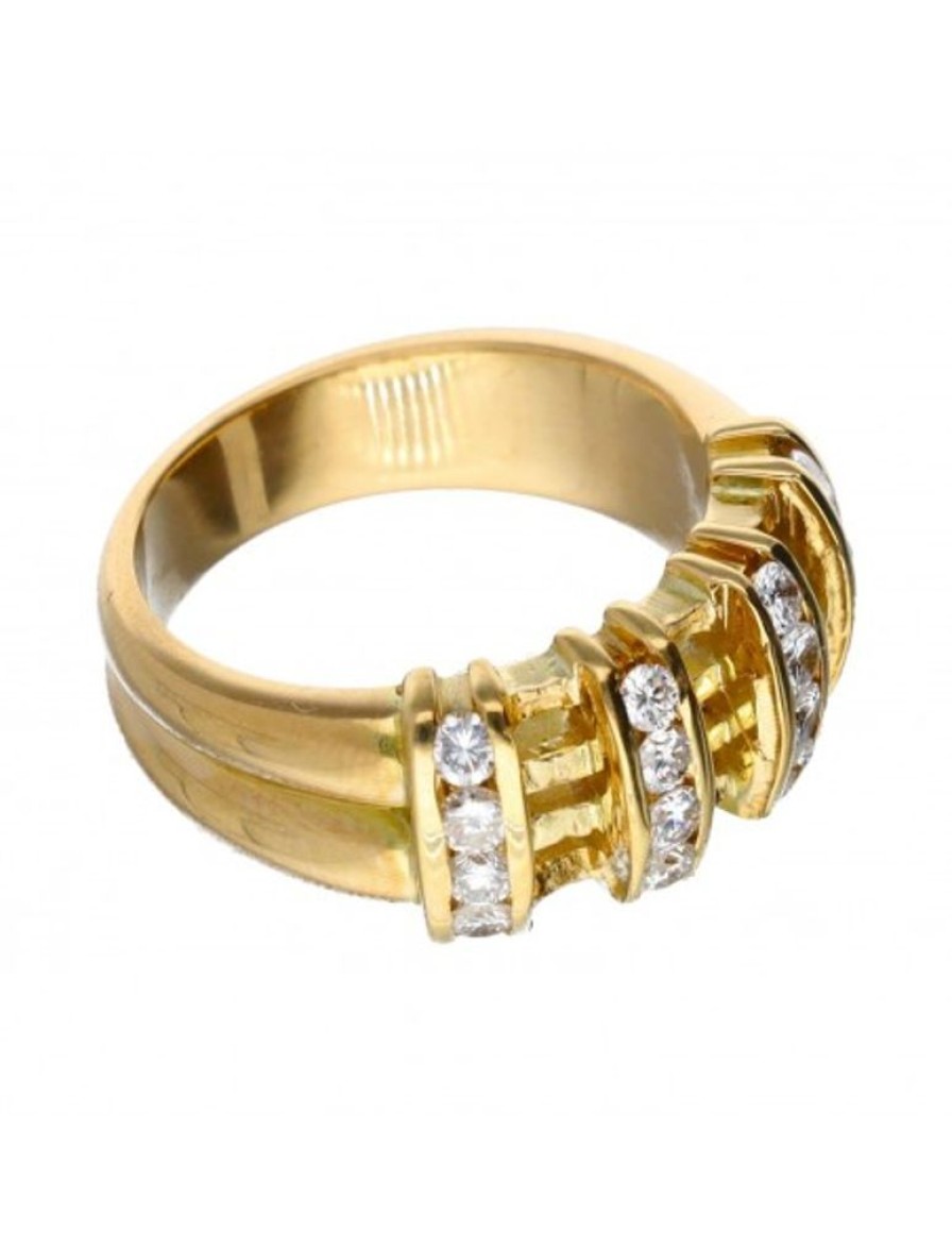 Anillos Goya Compro Oro | 18 Quilates Oro, Oro Amarillo - Anillo - 0.02 Ct Diamante