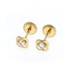 Pendientes Goya Compro Oro | Pendientes De Oro 18 Kl Diseno De Flor Con Zircones