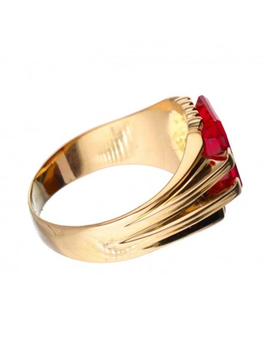 Anillos Goya Compro Oro | Anillo De Oro 18 Kl Con Rubi