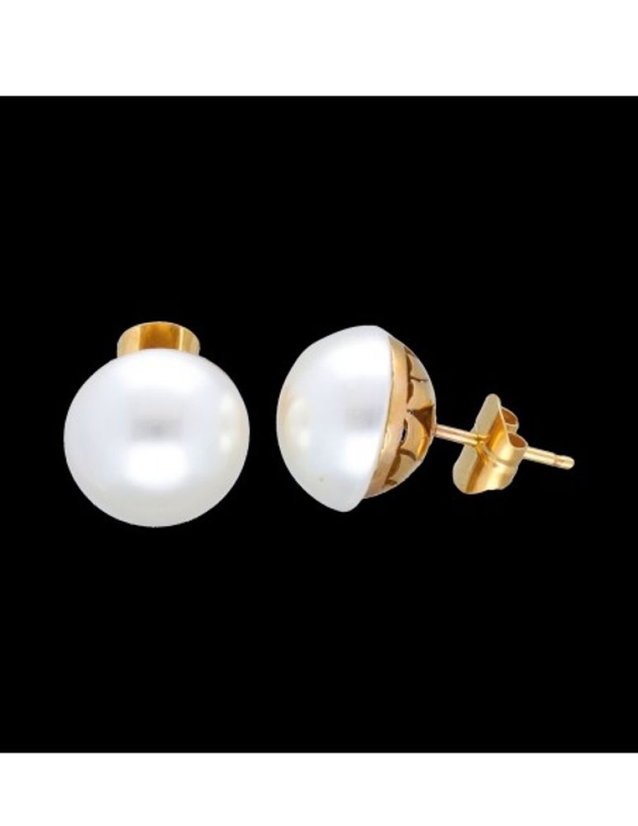 Pendientes Goya Compro Oro | Pendientes Perlas Oro Amarillo 18Kl