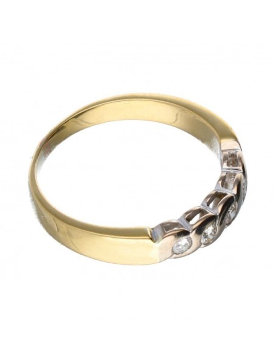 Anillos Goya Compro Oro | 18 Quilates Oro, Oro Amarillo, Oro Blanco - Anillo - 0.02 Ct Diamantes