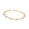 Pulseras Goya Compro Oro | Pulsera Diseno Tortuga Oro Rosado, Blanco Y Amarillo 18Kl