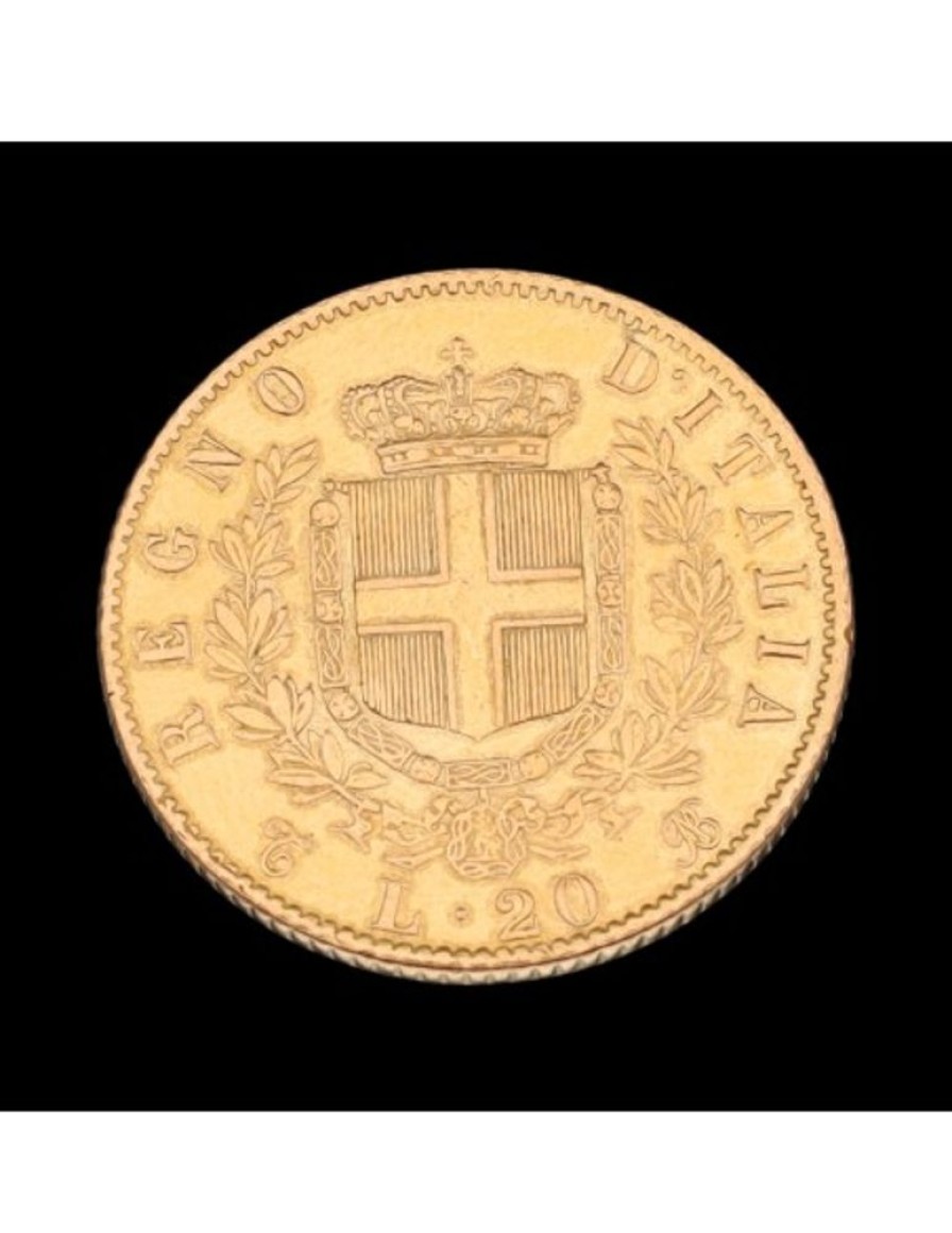 Oro Goya Compro Oro | Moneda Vittorio Emanuele Ii 1865 Oro Amarillo 22Kl