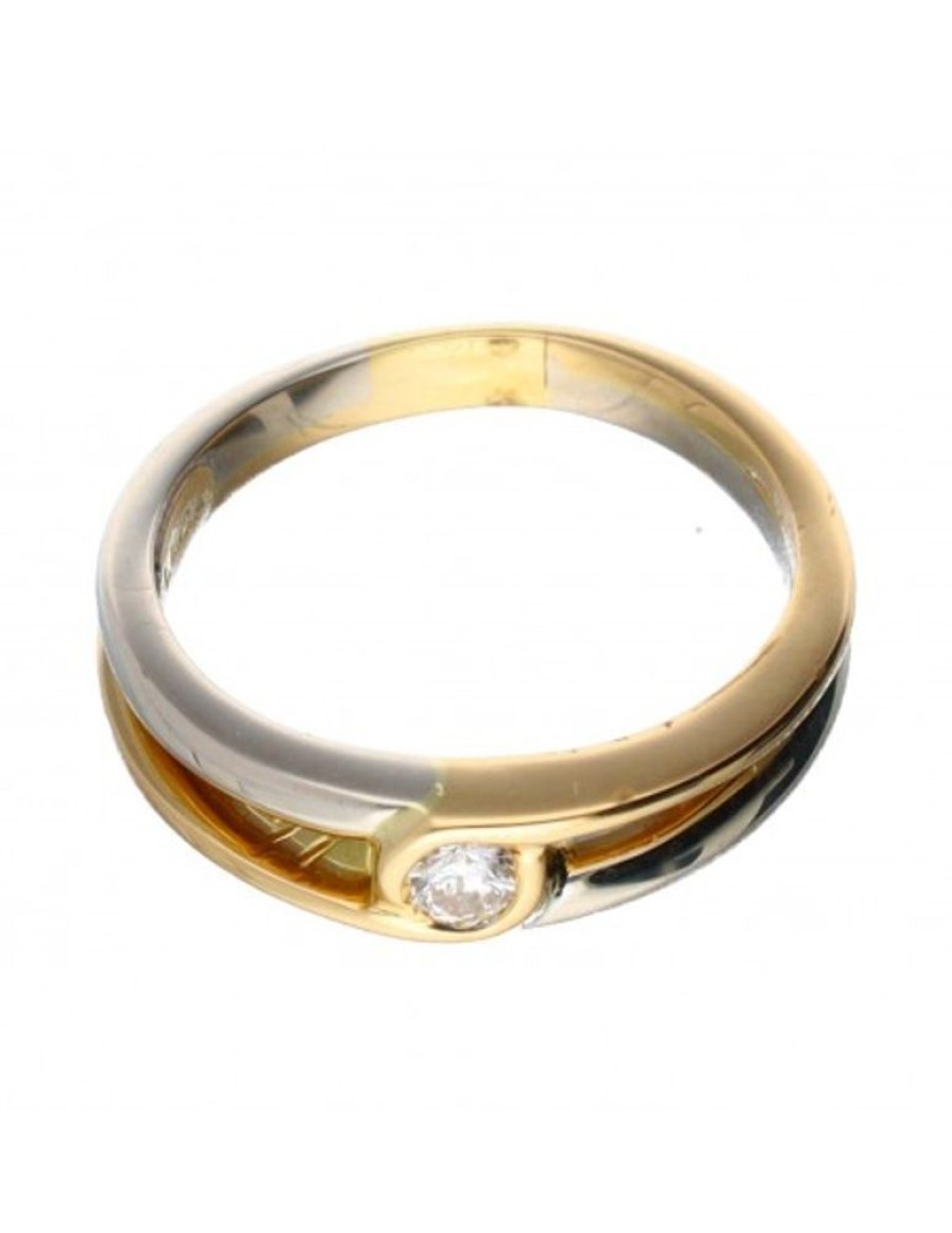 Anillos Goya Compro Oro | 18 Quilates Oro, Oro Amarillo, Oro Blanco - Anillo - 0.10 Ct Diamantes