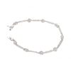 Pulseras Goya Compro Oro | Pulsera Tous Con Brillantes Oro Blanco 18Kl