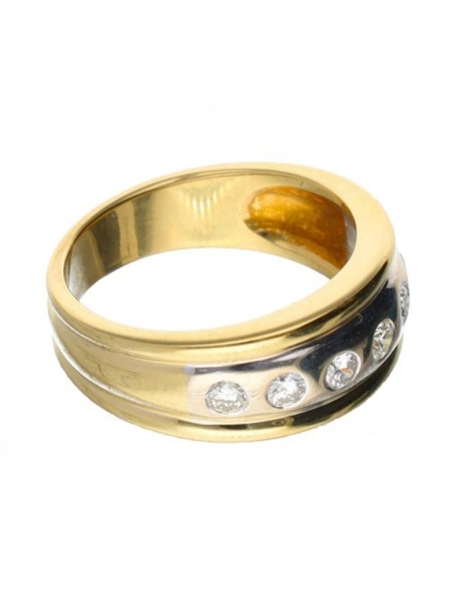 Anillos Goya Compro Oro | 18 Quilates Oro, Oro Amarillo, Oro Blanco - Anillo - 0.03 Ct Diamante