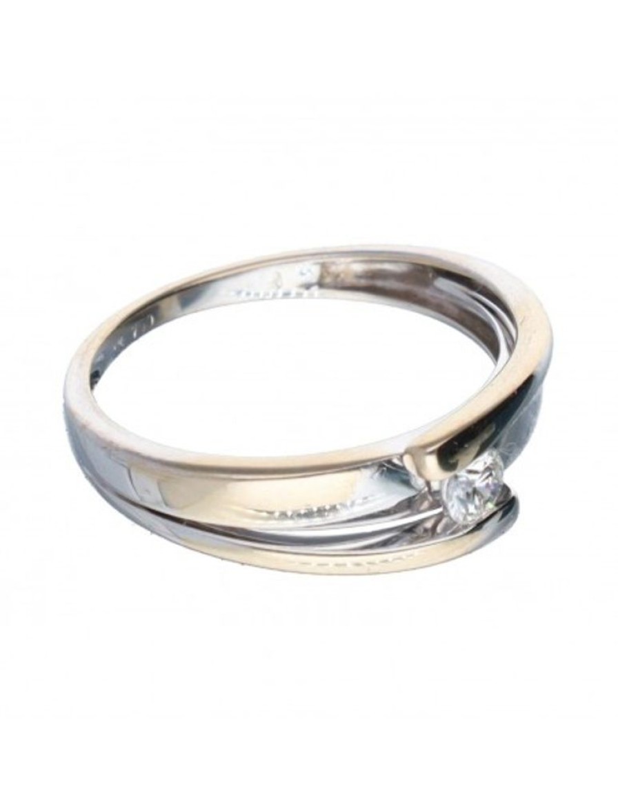 Anillos Goya Compro Oro | 18 Quilates Oro, Oro Blanco - Anillo - 0.10 Ct Diamante