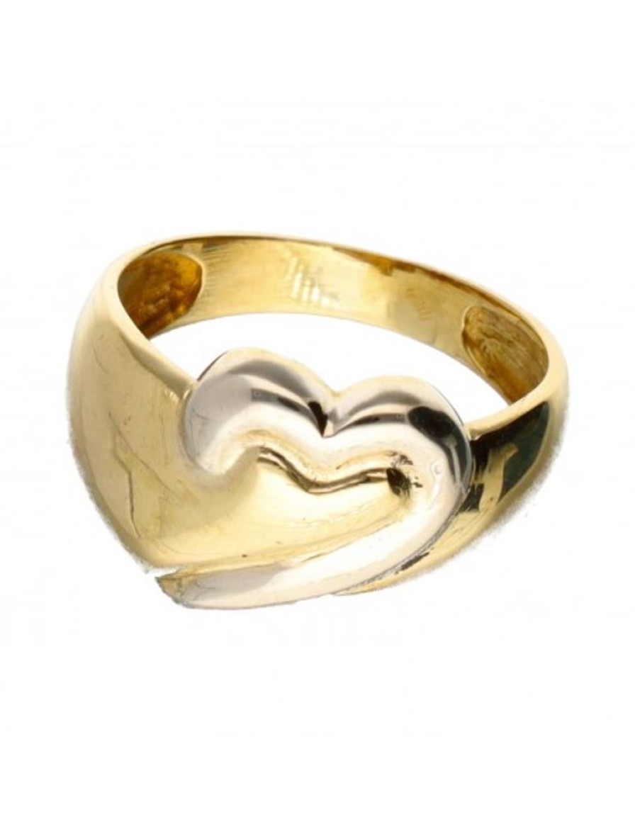 Anillos Goya Compro Oro | Anillo De Oro 18 Kl Diseno Corazon