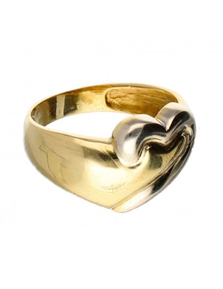 Anillos Goya Compro Oro | Anillo De Oro 18 Kl Diseno Corazon