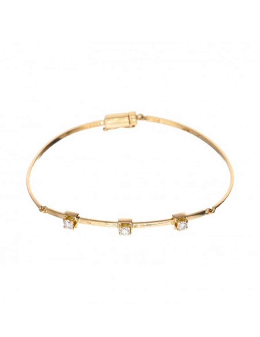 Pulseras Goya Compro Oro | Pulsera De Oro 18 Kl Diamantes