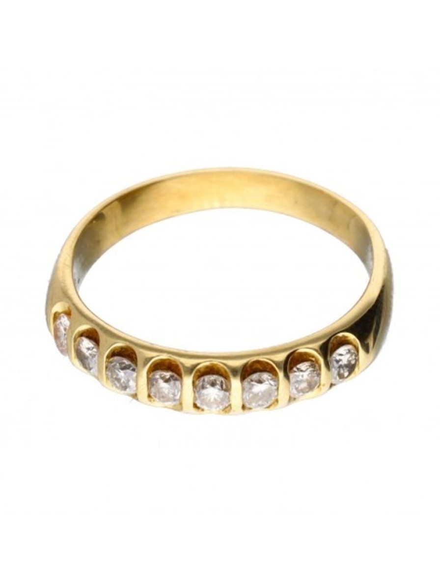 Anillos Goya Compro Oro | 18 Quilates Oro, Oro Amarillo - Anillo - 0.04 Ct Diamante